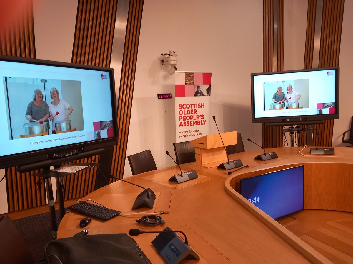 Preparing for age friendly communities Scotland event at Scottish Parliament #sopa #agefriendlycommunitiesscotland