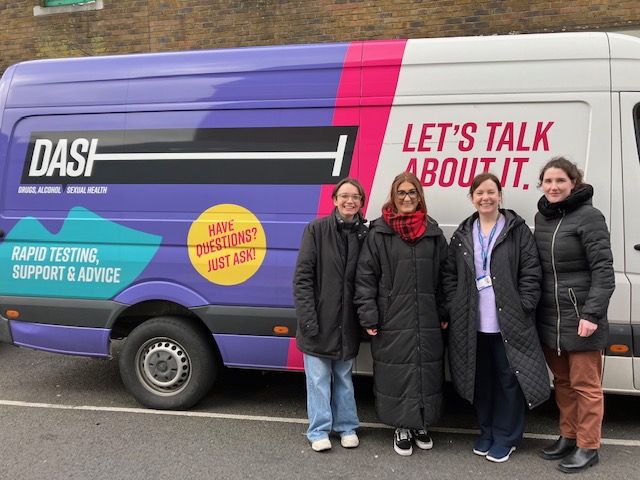 CUH_Cork's tweet image. A successful Hepatitis C screening day at Andersons Quay working in collaboration with the sexual health team with the DASH bus. #sexualhealth #hepatitis #screening