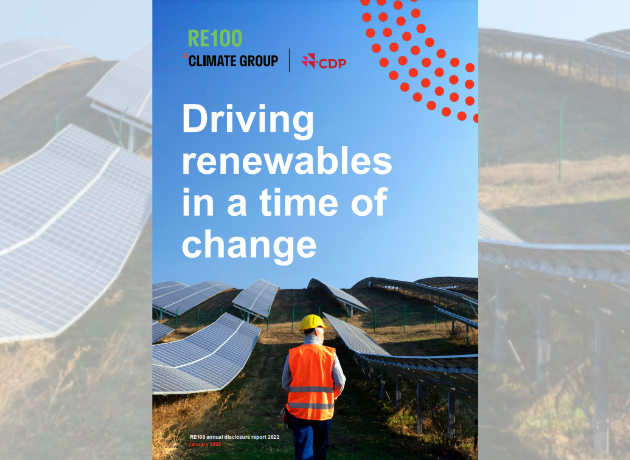 Sürdürülebilir ve adil bir gelecek için, şirketler ve politikacılar risklere karşı dayanıklı bir ekonomi ve yaşanabilir bir dünya sağlamalıdır. CDP ile Climate Group’un girişimi olan RE100’ün Yenilenebilir Enerji Raporu haberine ulaşmak için: bit.ly/3YU0mKb