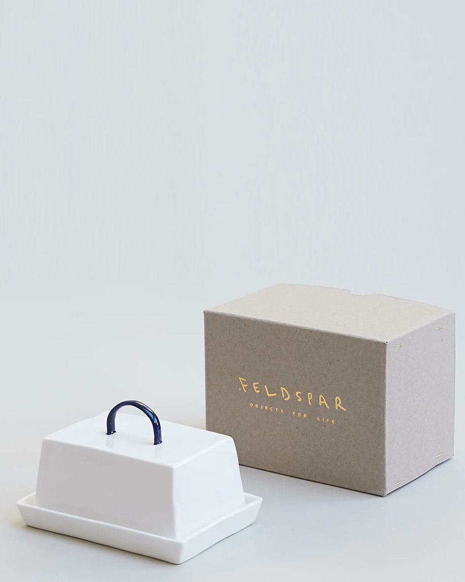 Stitched boxes for <a href="/feldsparstudio/">Feldspar</a> handmade ceramic #kitchenware &amp; #homeware. These #boxes are made from sustainably sourced unlined grey board and stitched with brass wire, ideal for holding and protecting heavy or/and fragile objects.