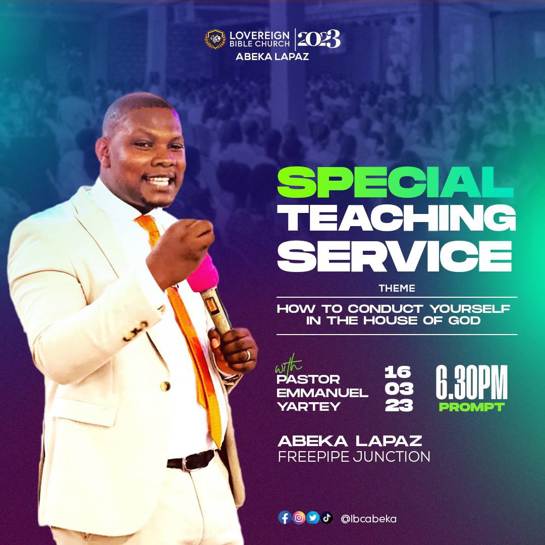 LBCAbeka's tweet photo. Join our midweek service today, we have a seat specially reserved for you🎉

Invite someone when coming..
Don’t miss out on todays teachings..

#lovereignbiblechurch #midweekservice
 #seeyousoon #lbc #CreditSuisse 
 #pastorjohnwinfred #Anas #Napoli #YhawHero #EdemPundits
#LCDLF3 https://t.co/wO2vR2b25C