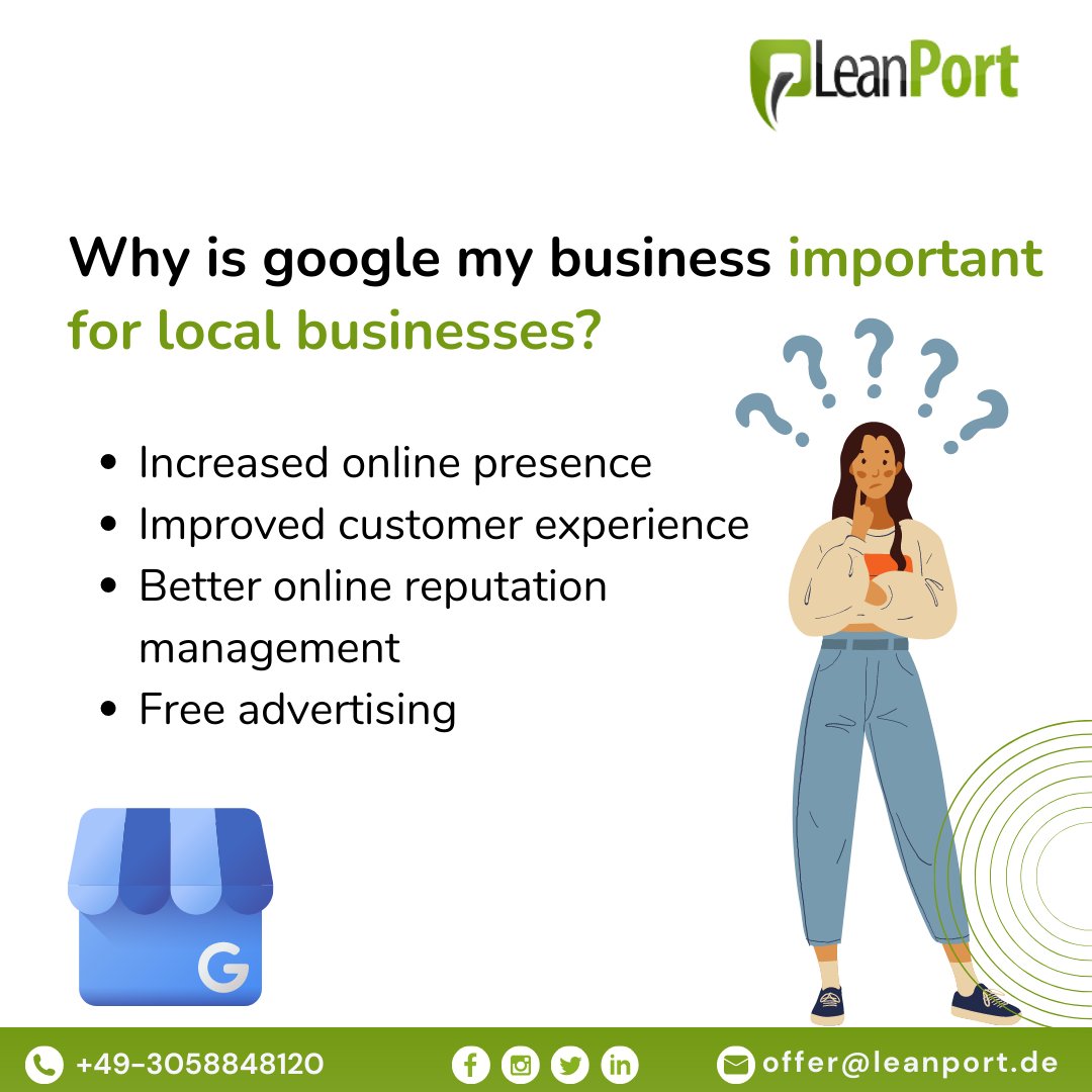 LeanportDigital's tweet photo. Importance of Google My Business!
#business #advertising #management #google #customerexperience #opportunity #leanport #googlemybusiness #customerexperience #localbusiness #googlesearch #advertisingagency #Germany https://t.co/Io0uEqXl0m