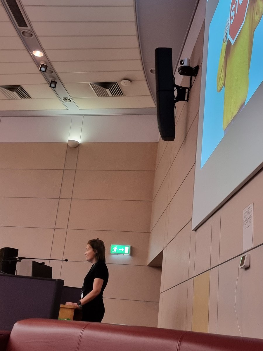 RANP Orla Callendar talking about tips in Paediatric assessment. Make it a game and always listen to the parents! @IPEM2023 <a href="/CHI_Ireland/">Children's Health Ireland</a>