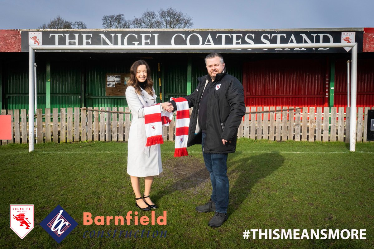 Colne_FC's tweet photo. Colne Football Club are proud to announce that they have partnered with North West based contractors, developers and investors @BarnfieldCLtd
Full details can be found on our website & FB page โฝ๏ธ
#BetterTogether #OneClubOneCommunityOneColneFC #ThisMeansMore #RedArmy https://t.co/e4jm6peio0