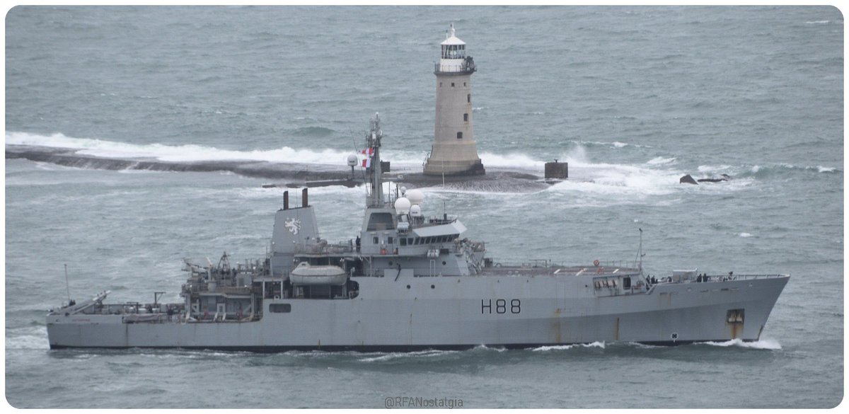 WarshipCam's tweet photo. HMS Enterprise (H88) Echo-class multi-role survey vessel - hydrographic oceanographic (SVHO) leaving Plymouth, England for the final time before decommissioning - March 16, 2023 #hmsenterprise #h88

SRC: TW-@RfaNostalgia https://t.co/IsZGG6cq2s