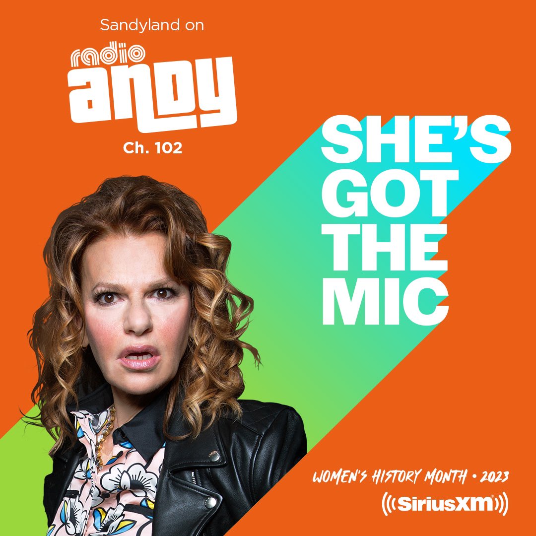 Kids, don’t miss today’s wild ride in #Sandyland with @SandraBernhard #ShesGotTheMic LIVE at 1pm ET/ 10am PT