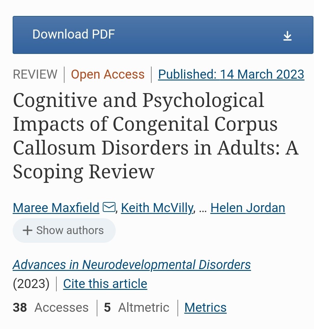 Agenesis of the corpus callosum tweet media