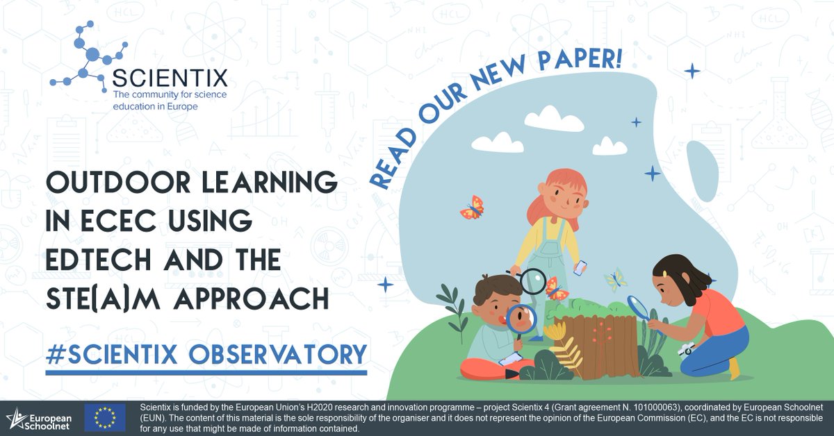 🌳👩‍🏫👨‍🏫 As technology becomes increasingly prevalent, children are growing disconnected from #nature. 
📰 Our new Observatory paper explores how the STE(A)M approach and edtech can be used in outdoor learning for #ECEC students. 
🔗 Read it here: bit.ly/SCX-Outdoor