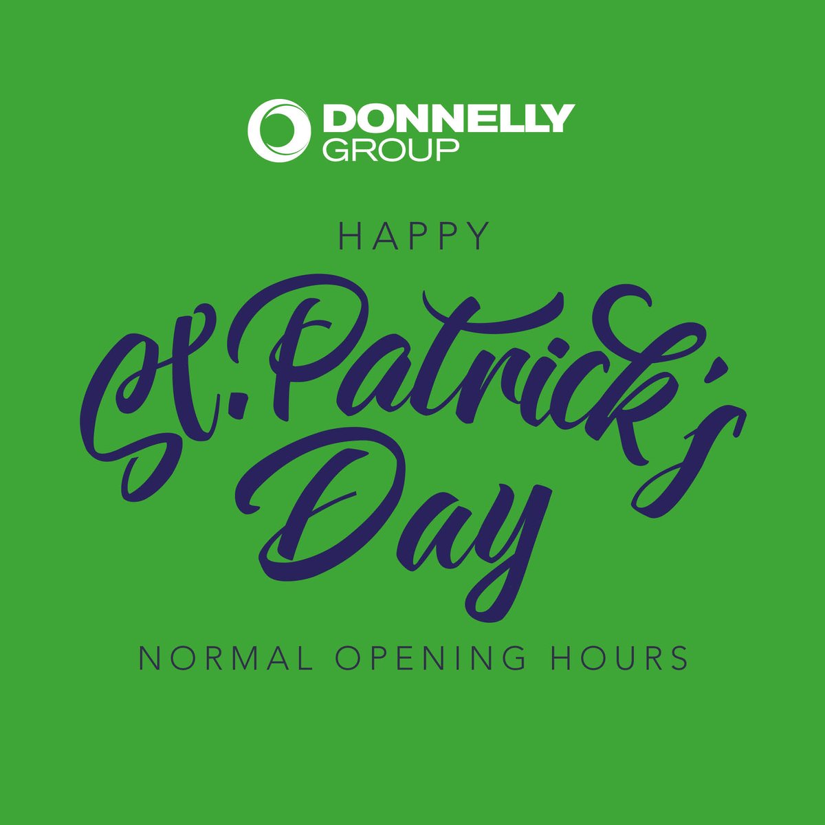 Donnelly Group are OPEN this St. Patrick's Day! ☘️ Normal opening hours across all locations! Planning a visit? Why not take a look at our latest offers or reserve any used vehicle online; fal.cn/3wCWQ