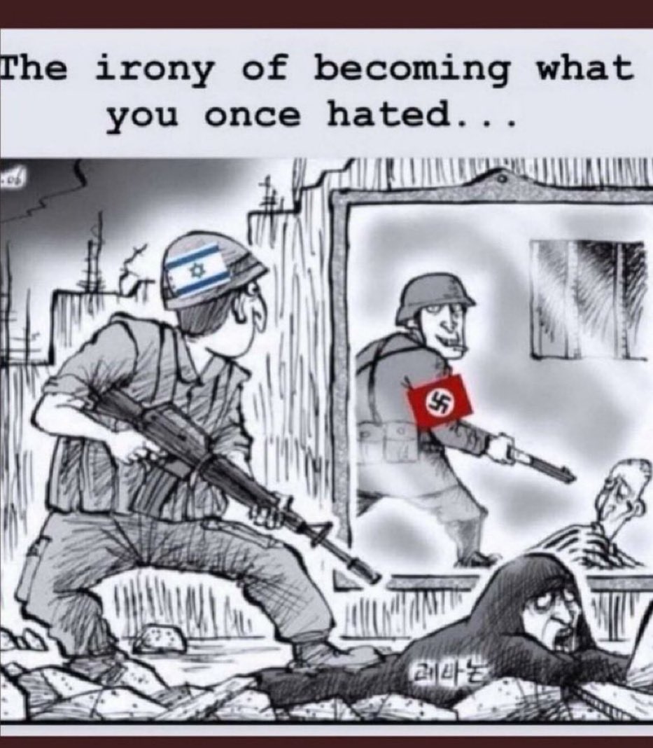 The irony of becoming what you once hated