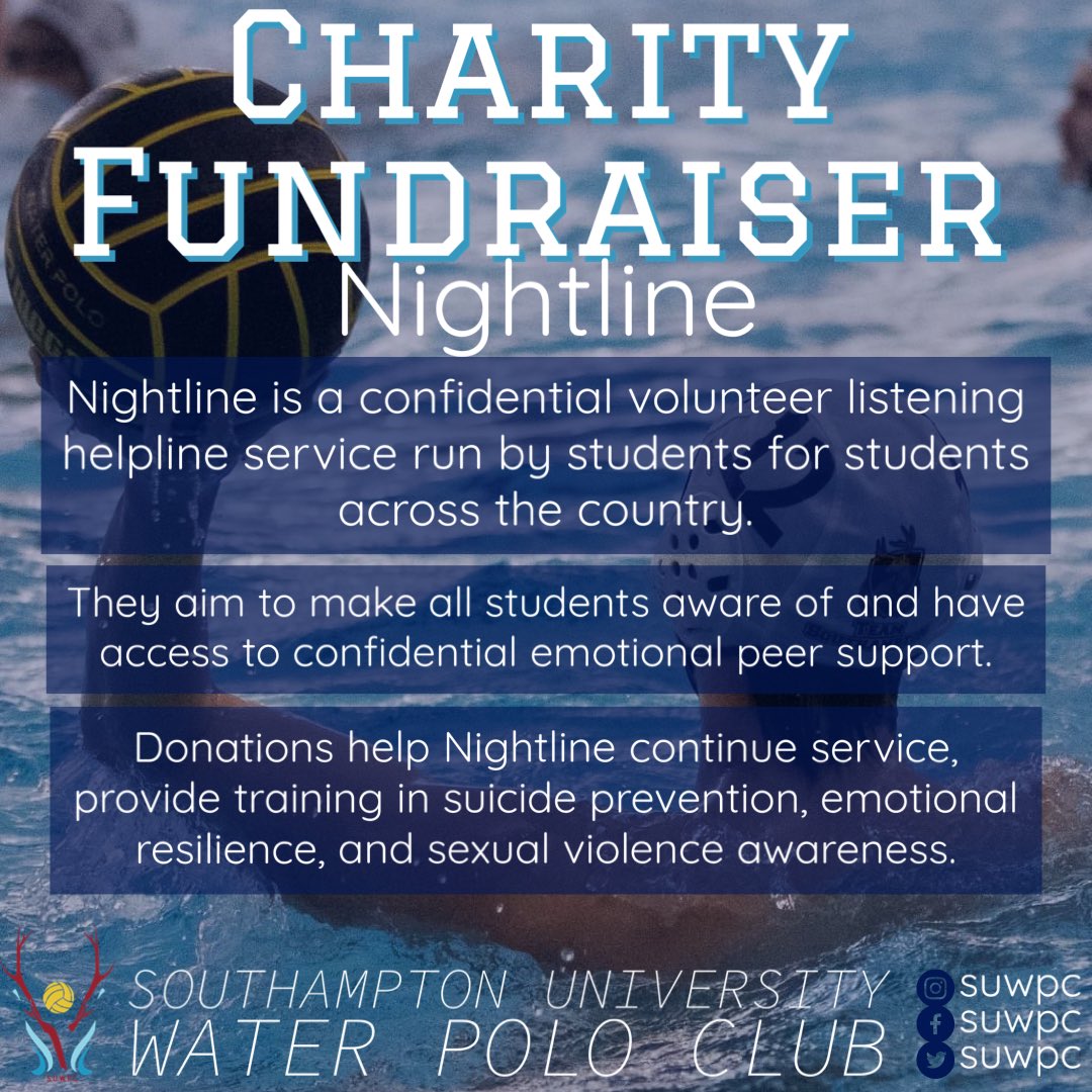 All donations to our fundraiser are greatly appreciated!

gofund.me/3cefa30e

<a href="/Southampton_RAG/">Southampton RAG</a> <a href="/Union_Soton/">SUSU</a> <a href="/TeamSoton/">Team Southampton</a> <a href="/NightlineAssoc/">NightlineAssociation</a>