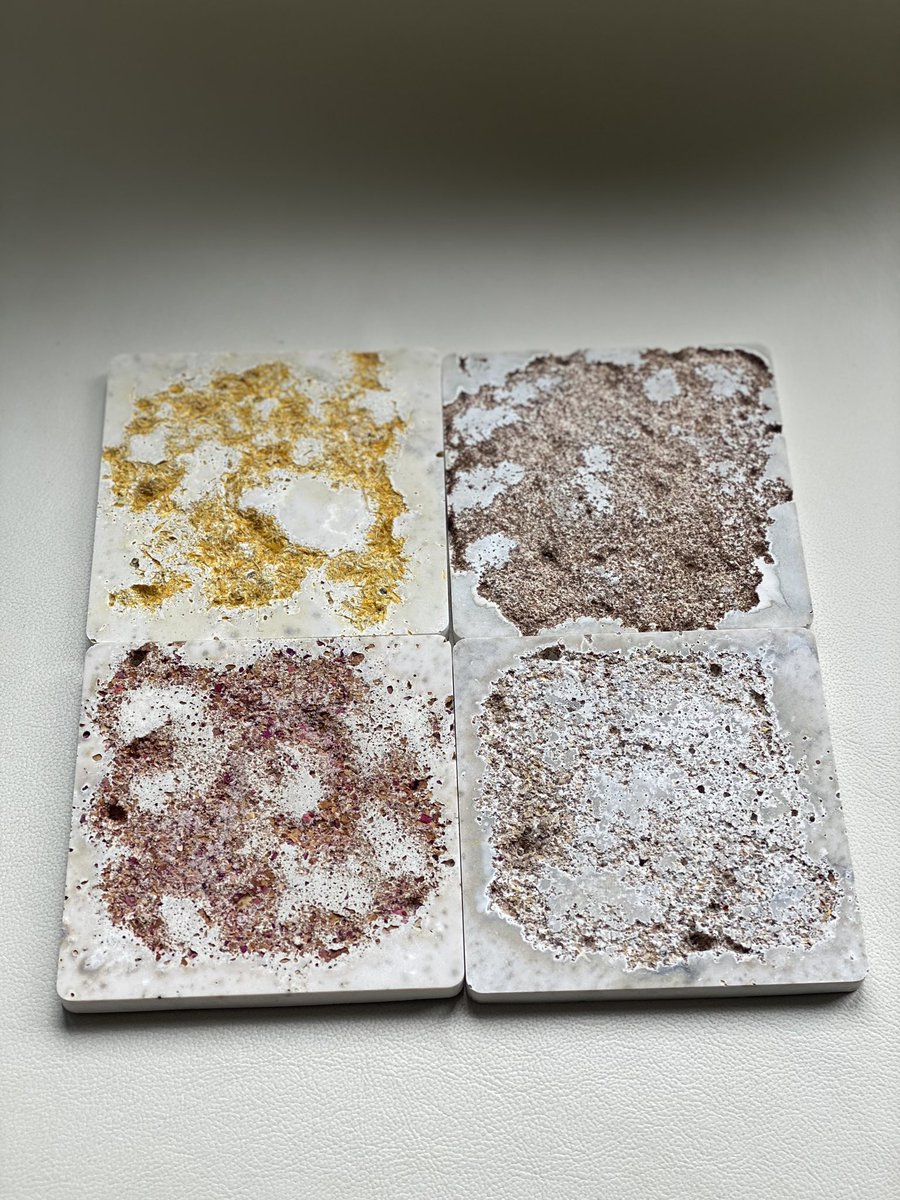 In addition to making candles I’ve also been making a few more items. Each one is made from eco-resin and contains a little charcoal powder from our good friend Whittle and Flame Charcoal