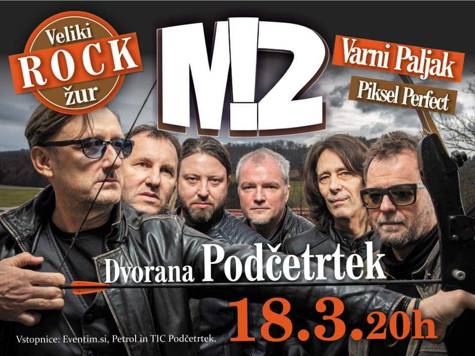 Podčetrtek.

Vidimo se v soboto, 18.3.2023 ob 20.00.

Vstopnice so v prodaji na prodajnih mestih Eventim, Pošta, Petrol.