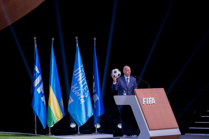 EricNjiiru's tweet photo. Gianni Infantino: "We've introduced VAR in more than 100 countries. " #FIFACongres
Does your country have VAR or goal-line technology? https://t.co/d1xTSv4Rya
