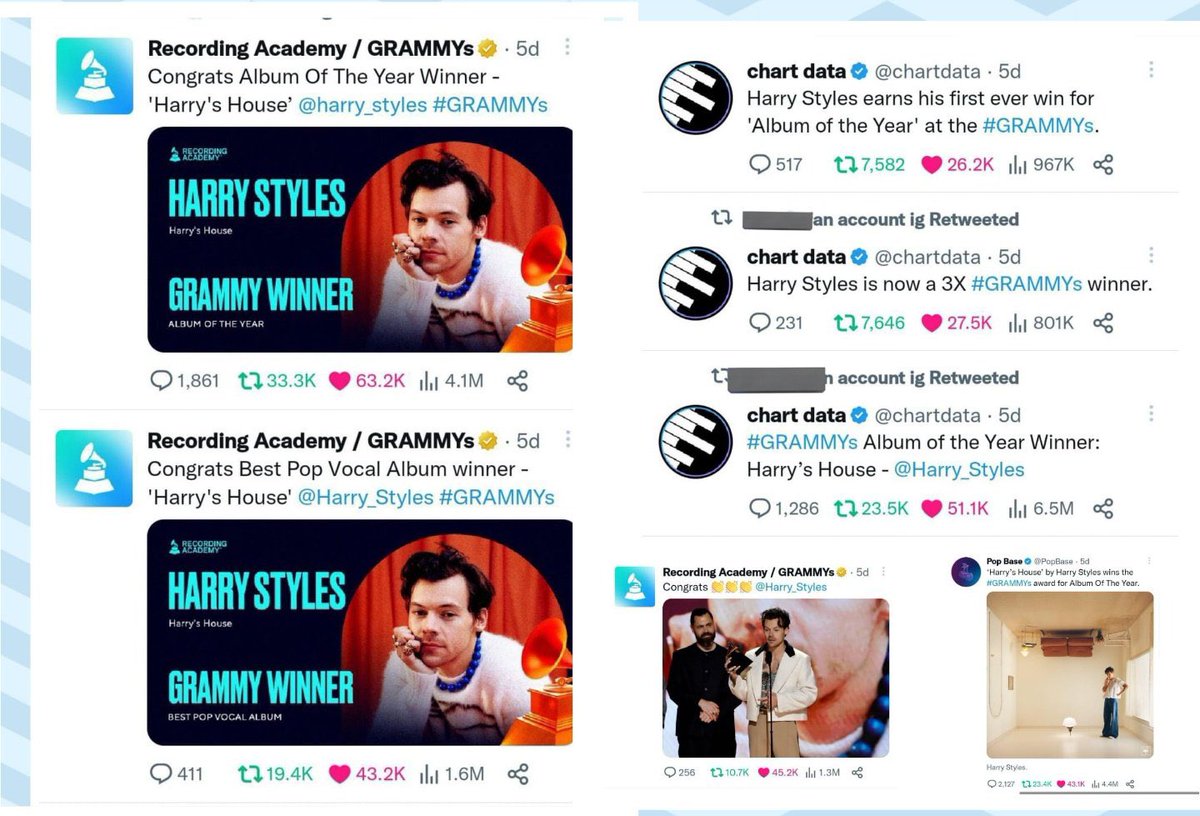sushiforari's tweet photo. Deserved to win AOTY. that’s why Harrys House won album of the year not only at the Grammys, but also at the BRITs, JUNO, was shortlisted for Mercury Prize (which is an award win too) and more. Harry Styles is incredibly talented actually. https://t.co/c9EpIbX7sO