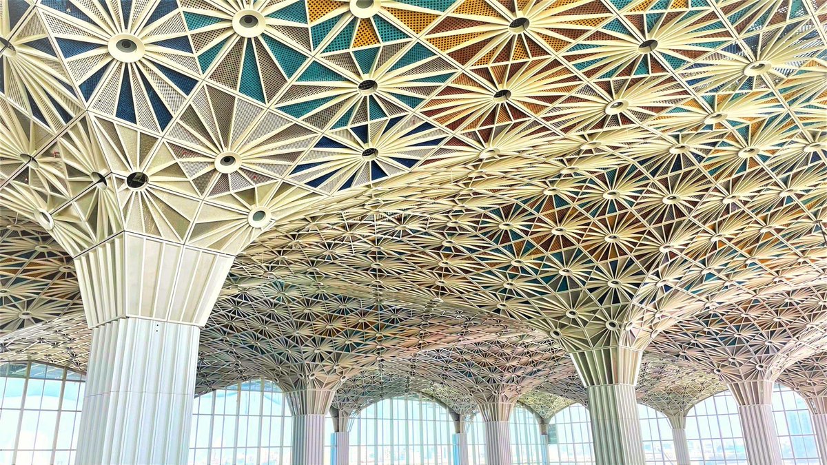 Terminal 3 of the Dhaka Airport getting ready! Looks beautiful with a touch of Islamic architecture. 

Welcome to the land of Hazrat Shahjalal, the celebrated Sufi figure of the Bengal! Photo Courtesy: JICA