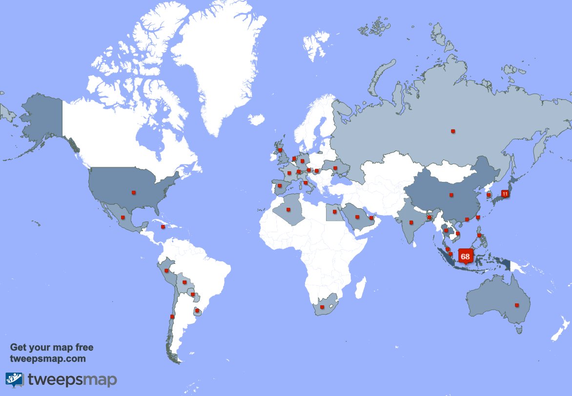 OSHIDOL's tweet photo. I have 1 new followers from Indonesia last week. See https://t.co/jSYsp2vAiq https://t.co/Me4gHRWHaT