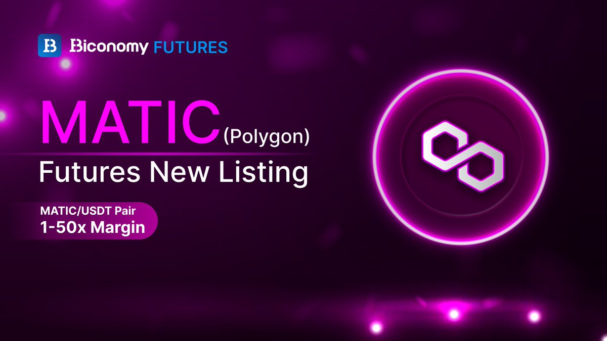 BiconomyCom's tweet image. 🚀 #Biconomy Futures New Listing - MATIC🚀

#BiconomyFutures listed @0xPolygon with $MATIC / $USDT pair up to 50x margin!🔥

✅Trade now in our website: biconomy.com/futures/MATICU…

✅Or in our APP:
iOS: apps.apple.com/app/biconomy/i…

Android: play.google.com/store/apps/det…

#BiconomyExchange…