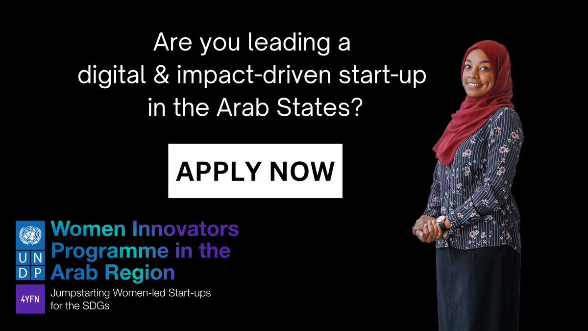 يساعد برنامج النساء المبتكرات الشركات الناشئة الرقمية التي تقودها نساء في الدول العربية. يمكنكم التقديم للانضمام لهذا البرنامج.
 آخر موعد للتقديم هو 26 مارس. لا تفوتوا الفرصة: bit.ly/3ywKsdD