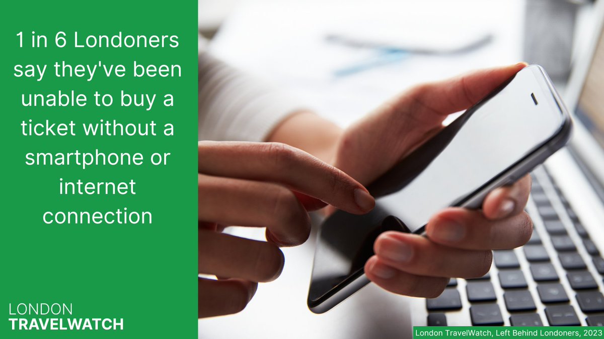 LonTravelWatch's tweet image. What does #DigitalExclusion mean?