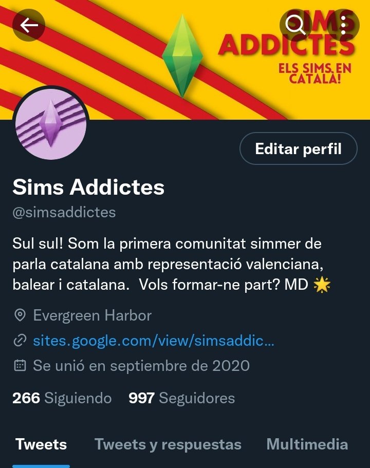 MerceSims_9507's tweet photo. 3 Seguidors perquè @simsaddictes arribi als 1000!! Qui s'apunta!!
Contingut dels Sims en Català!!
No t'ho perdis!! 📣📣💚💚
Segueix aquesta increïble compta de Twitter!!
#TheSims4
#simsaddictes
#losims https://t.co/NFGh4wjmFg
