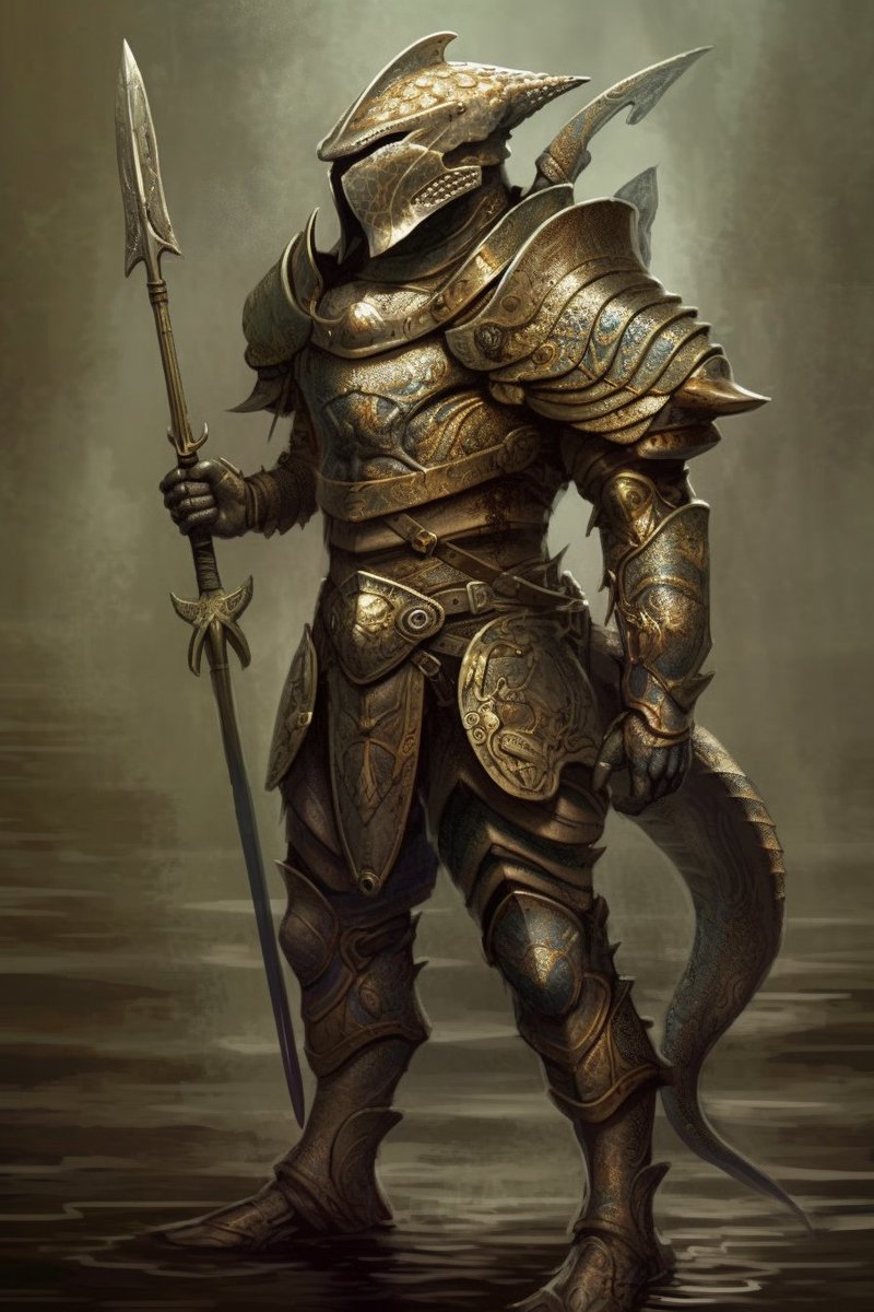 lordOfAFew's tweet image. The Dolphin Warrior coming for your @LootRealms 

#MJ5 #midjourney5