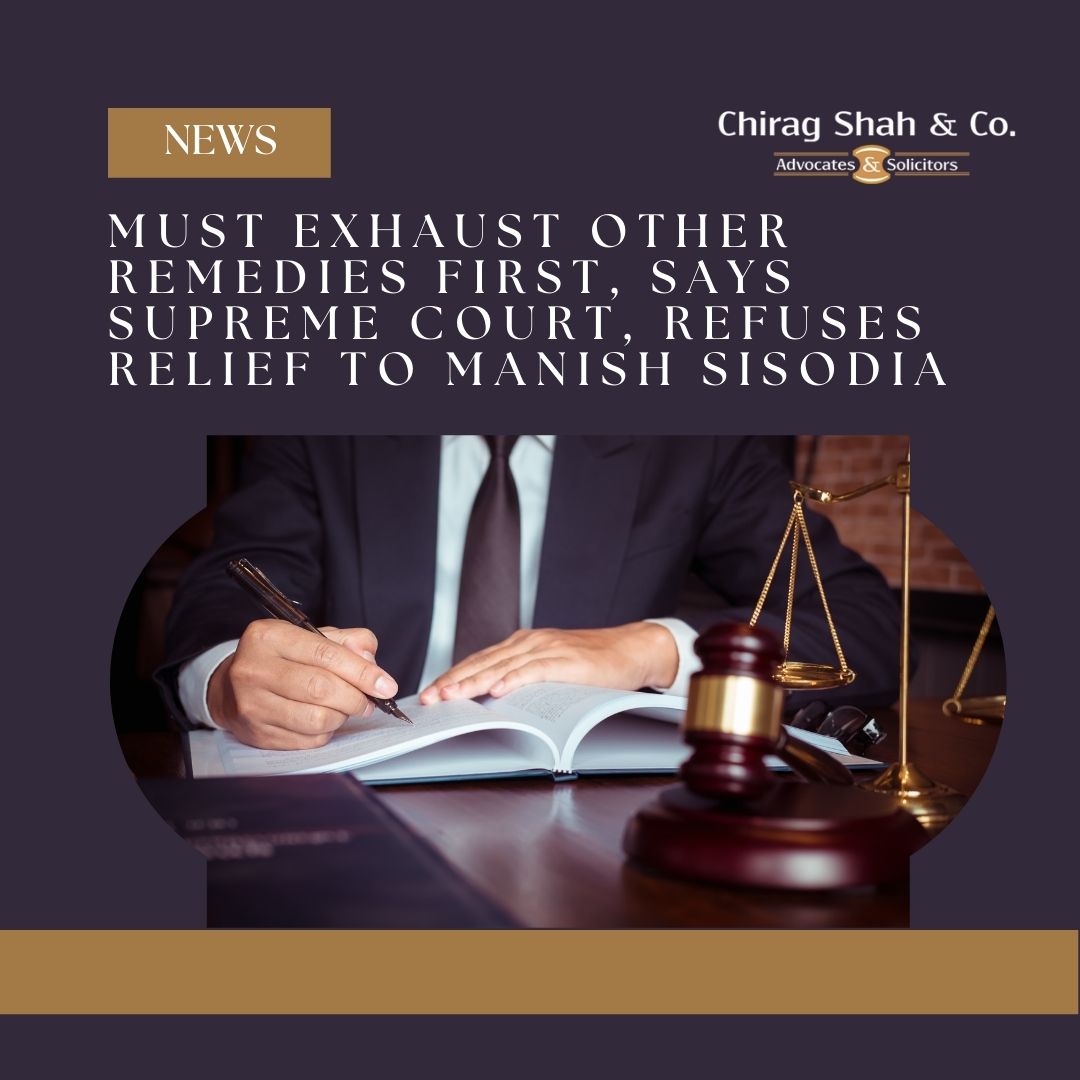 Adv_ChiragShah's tweet photo. The Delhi High Court or the CBI Special Court in Delhi, which had ordered Sisodia's remand yesterday, were the alternate venues suggested by a split bench of the Supreme Court.

Get in Touch with us Today: https://t.co/azsSpveRxx

#law #lawyer #legal #lawyers #attorney #lawfirm https://t.co/AM8Tvemn5I