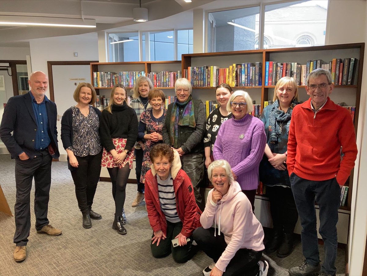 berniemcgill's tweet photo. Huge thanks to writer @ajpquinn who visited our @royallitfund Reading Round yesterday at Coleraine Library to read from his latest book Murder Memoir Murder and answer all our many questions. https://t.co/jmSYSyZoHA
