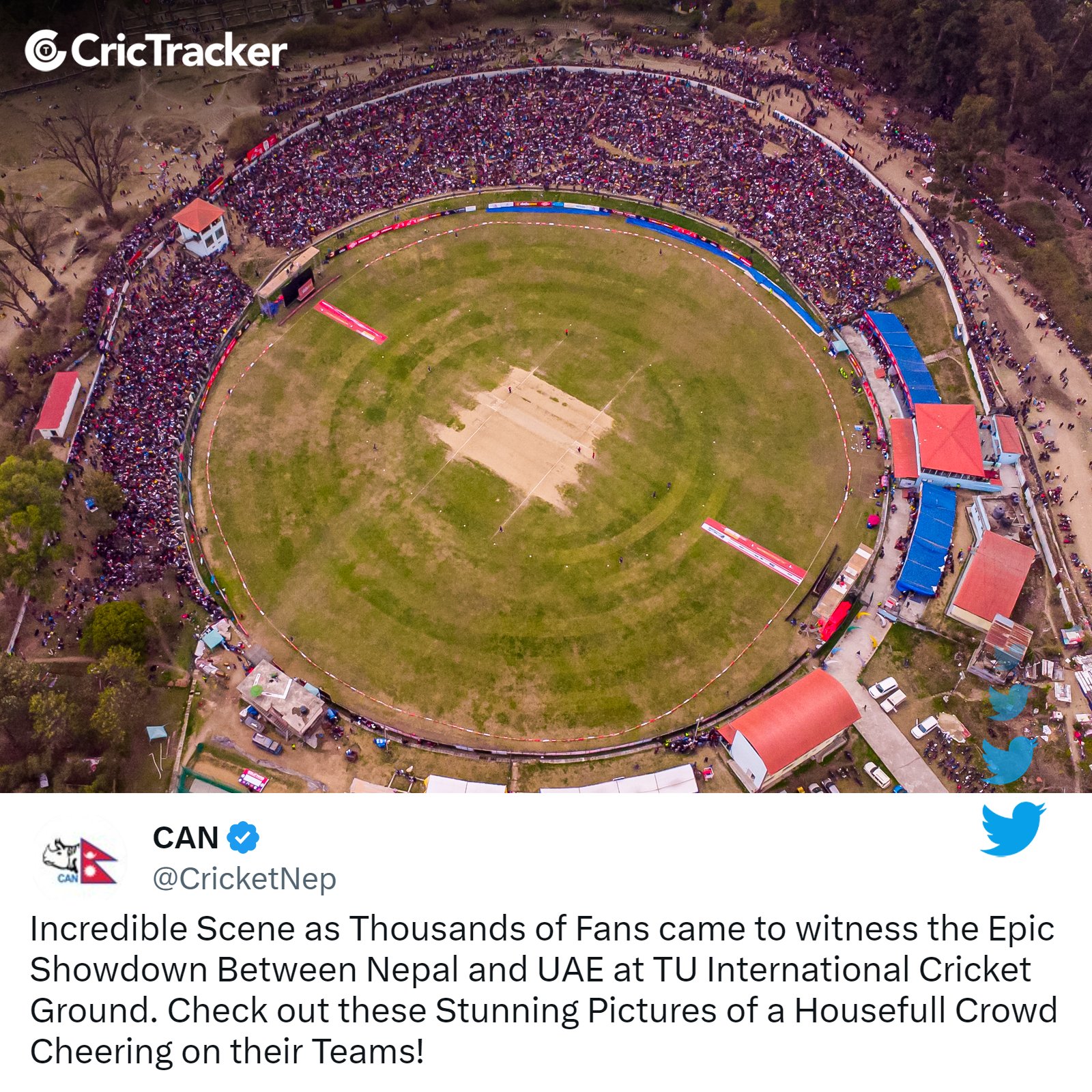 CricTracker on Twitter "Fans flood TU international cricket stadium in