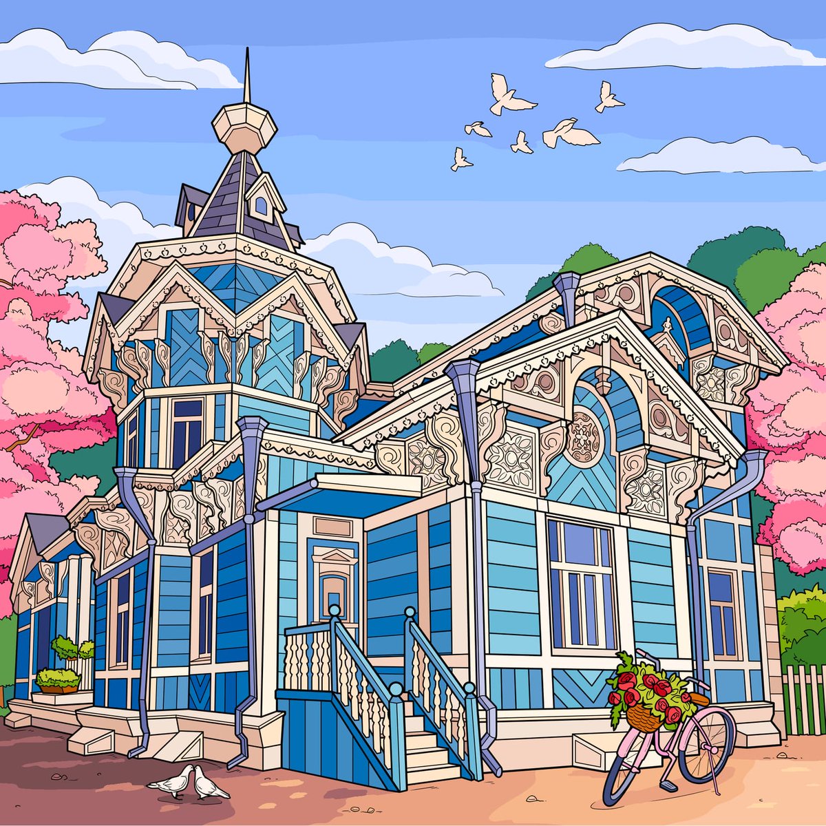 FireIsBorn3's tweet photo. I've just #freshlypainted a lovely Victorian. I was attracted to an image from the past; the place of Thursday AA meetings 2 decades ago in SFBay Area.
Even earlier I really did paint a house or two, in the Pacific Northwest. Humbler but mine.
color #ME by #CPP #colorAnT https://t.co/GVspV2H5fH