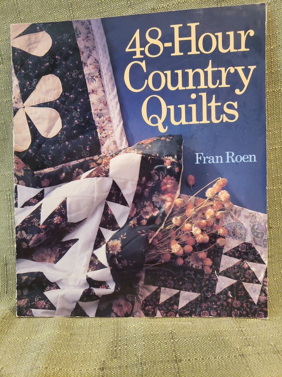 quilts_more's tweet photo. Vintage 48-Hour Country Quilts By Fran Roen Featuring Step By Step Instructions For Large Bed Quilts, Special Lap Quilts, Children's Quilts https://t.co/SQcObEiX4b #ImagineQuiltsAndMore #Etsy #FastQuilts https://t.co/sS9CYtSXA4