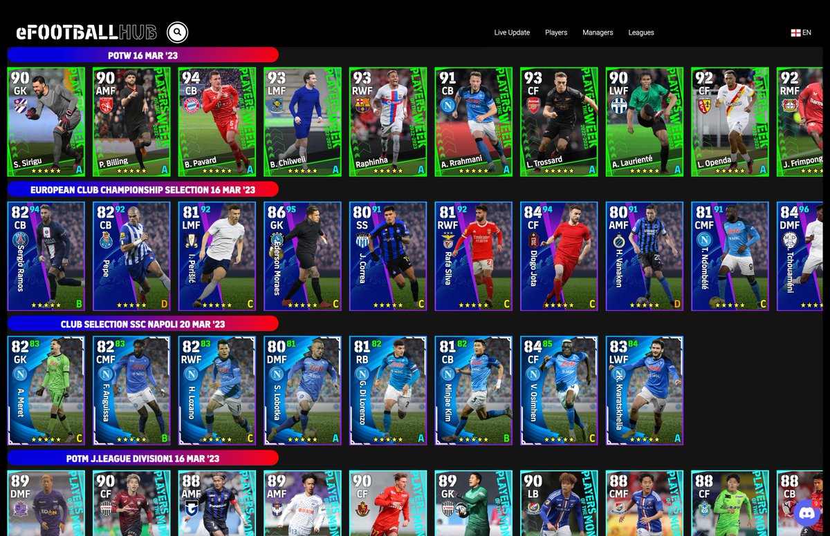 eFootballHUB on Twitter: "This week's Live Update is now on site and in ...