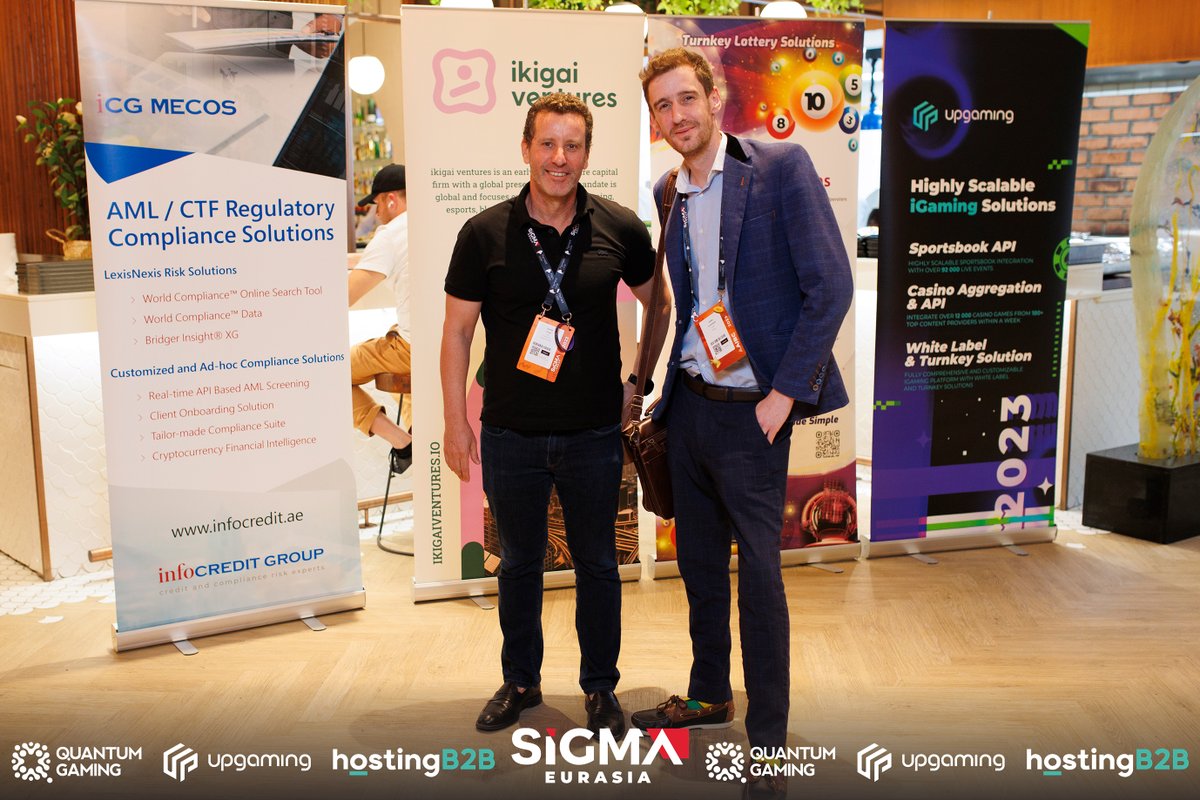 SiGMAworld_'s tweet photo. It's time for another sumptious dinner for our SiGMA guests, powered by Ikigai Ventures, Quantum Gaming, UpGaming, and @hostingb2b 🥳🤤

Follow us to see more highlights from the SiGMA Eurasia summit 📲

#SiGMA #SiGMAeurasia #ikigaiventures #quantumgaming #upgaming #hostingb2b https://t.co/I688lKgVlf