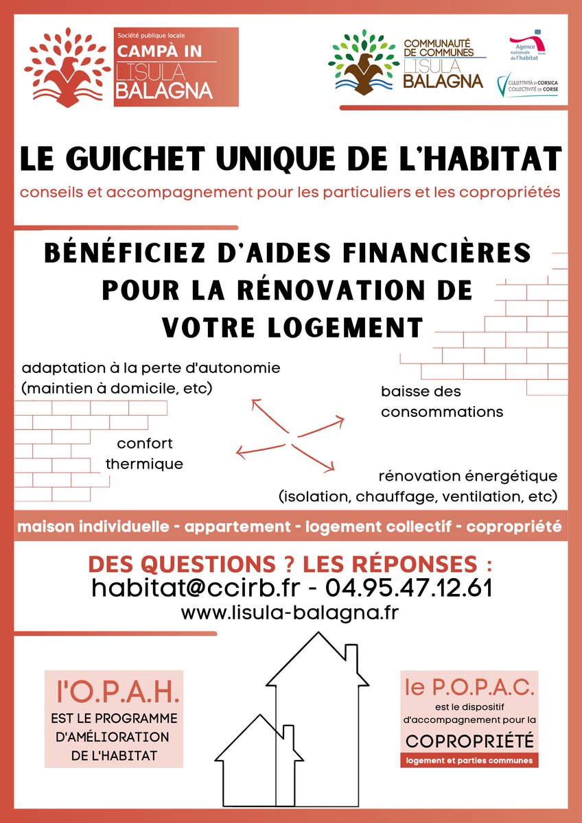 CCIRB's tweet photo. 𝗦𝗣𝗟 - 𝗖𝗮𝗺𝗽𝗮̀ 𝗶𝗻 𝗟'𝗜𝘀𝘂𝗹𝗮 - 𝗕𝗮𝗹𝗮𝗴𝗻𝗮 
￼
🏠 Bénéficiez d'aides financières pour la rénovation de votre logement.

Le guichet unique de l'habitat vous conseille et vous accompagne.

Pour plus d’informations ⬇️ https://t.co/S924sLQ1DQ