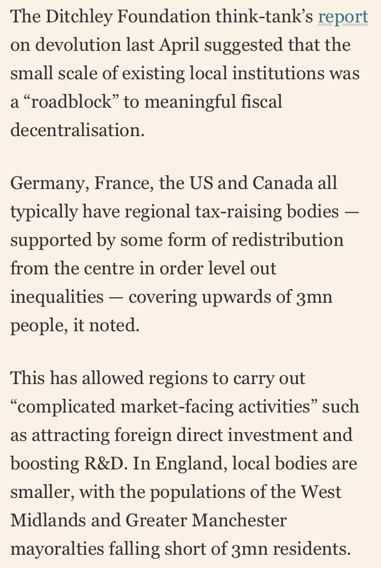 Given @Alex_Niven’s writing in support of @paulsalveson etc’s call for #RegionalDemocracy across all Northumbria/the North & the #OneYorkshire campaigning of @Yorkshire_Party & @DemocraticYork1, this is interesting from Jen’s piece about mayors & scale.. twitter.com/jenwilliams_ft…