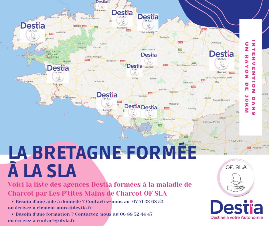 LPMDCharcot's tweet photo. Une semaine une région... 
#SLA #Charcot #MaladiedeCharcot #MaladiesRares #LPMDC #Destia #Bretagne https://t.co/i00BA29uW2