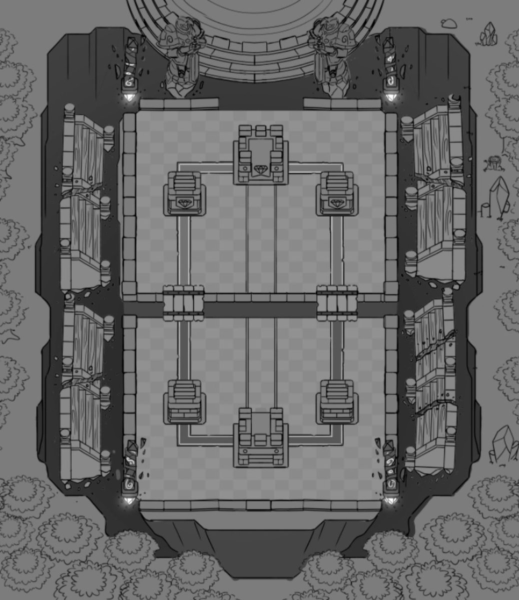 WIP for a new duel-arena. "The forgotten forrest."