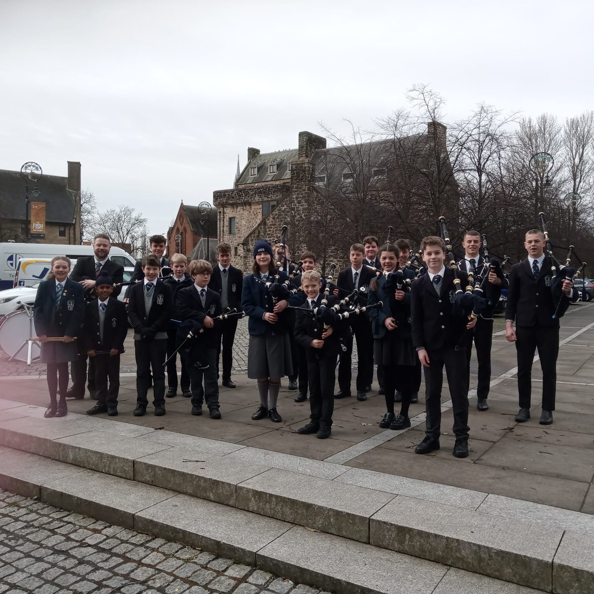 🎻 Our Ceilidh band and Pipe band greeted our guests at Founders’ Day. Music was such a significant part of the day, and the pupils were brilliant ambassadors for the school. #belong #flourish #creativity