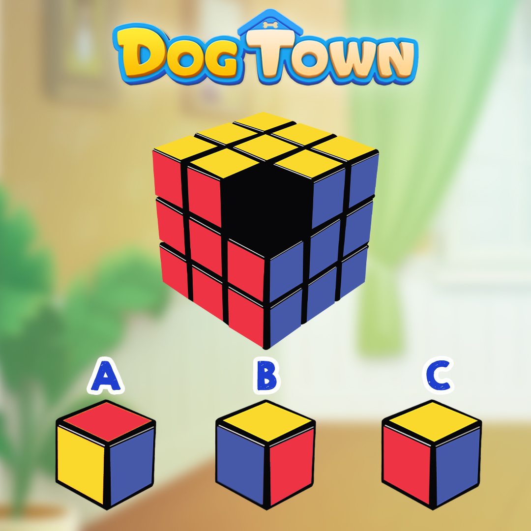 DogTownGame's tweet photo. A small part of the 𝗥𝘂𝗯𝗶𝗸'𝘀 𝗖𝘂𝗯𝗲 is missing. 🟥 Choose the right one to make it complete. 🤔 Should it be 𝗔, 𝗕, 𝗼𝗿 𝗖❓Don't miss the chance to be among the winner of 𝟯𝟬𝟬.𝟬𝟬𝟬 𝗱𝗼𝗴 𝗳𝗼𝗼𝗱. 🥩
#DogTown #DogLovers #DogLove #MobileGame https://t.co/Oqm2DDKOFj