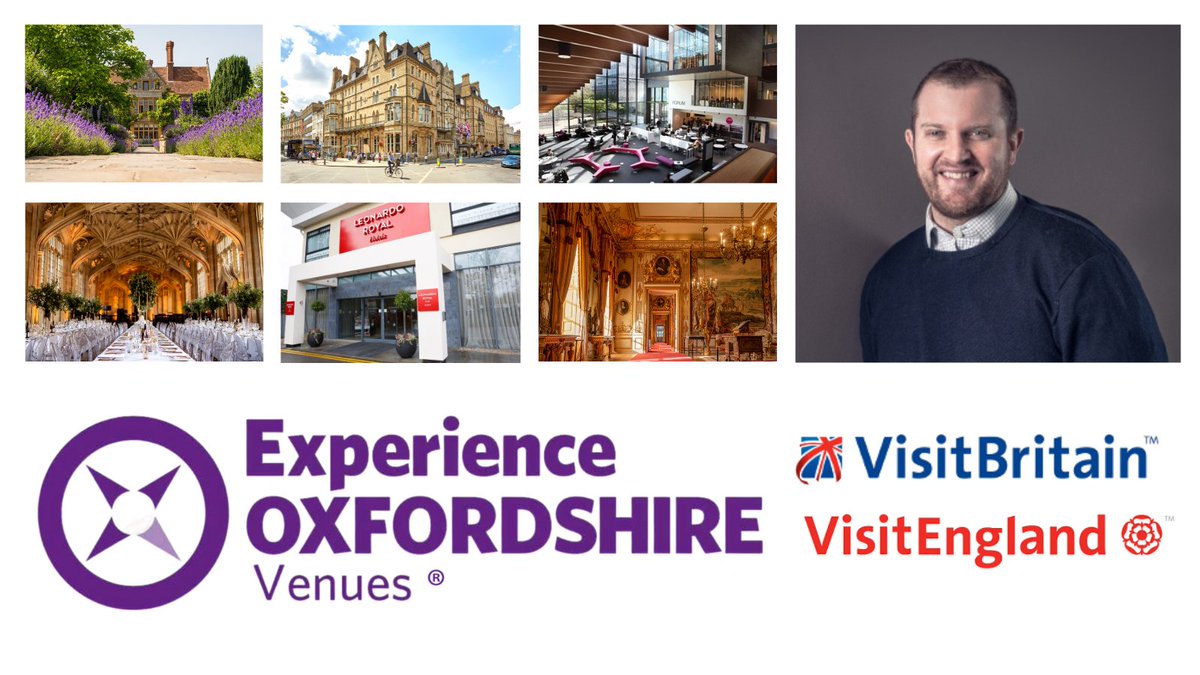 Looking forward to seeing our Partners this morning at our Virtual Venues Partner Meeting with Paul Black, Head of Business Events at @VisitBritainBiz / @VisitEnglandBiz

#ExperienceOxfordshire #ExOxEvents #ExOxVenues