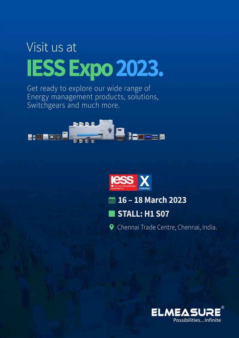ElMeasureIndia's tweet photo. We are at the IESS expo 2023 by EEPC INDIA, don't miss the chance to visit our stall and meet with our team to explore a wide range of #energy and process management products/solutions.
See you there!
#allaboutyou #visitus #expo2023 #makeinindia #elmeasure https://t.co/Q4g7fJCcDw