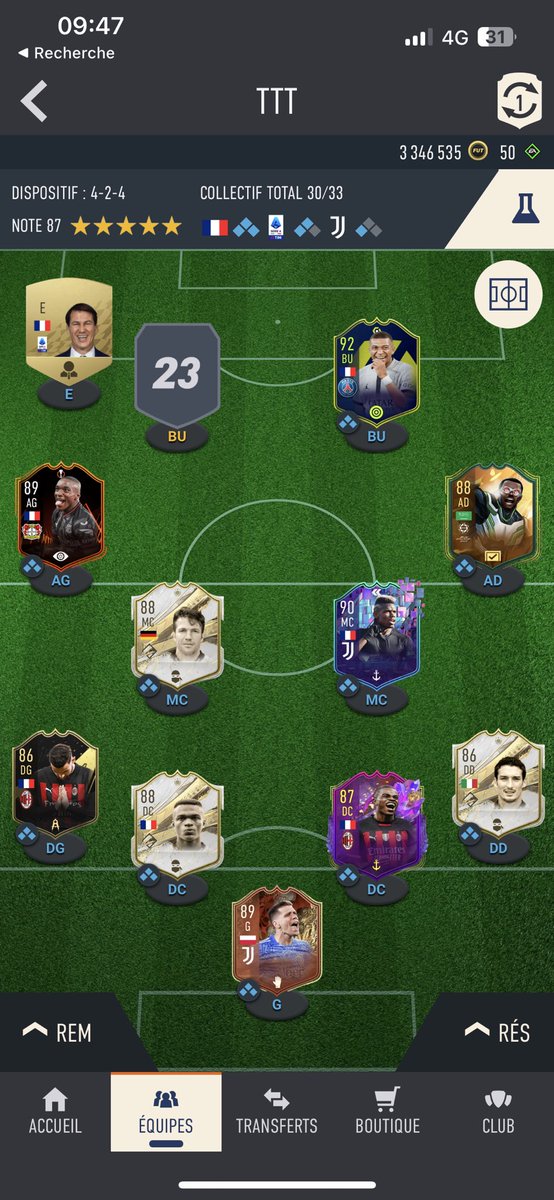 GabrielAtlan23's tweet photo. Vend compte Fut sur PlayStation avec bonne équipe invendable + 3 350 000 crédits. Pour plus d’informations contact en DM. https://t.co/tcxLo3EYYi