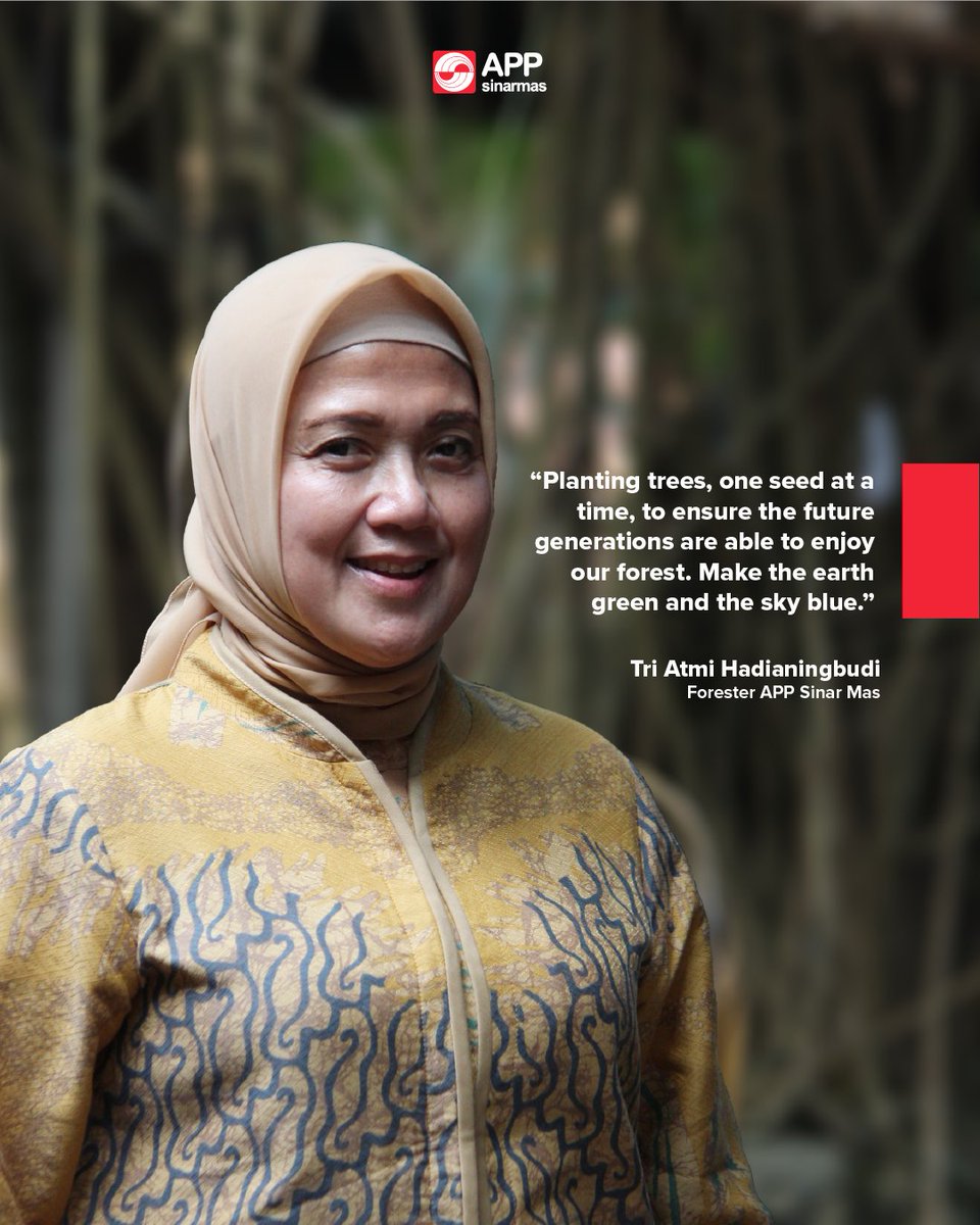 #Foresters do much more than just manage #forest areas, they also place great importance on protecting Indonesia’s forests and maintaining a healthy environment.

On this occasion, we also asked two of APP’s foresters to share their message. Check out what they shared!