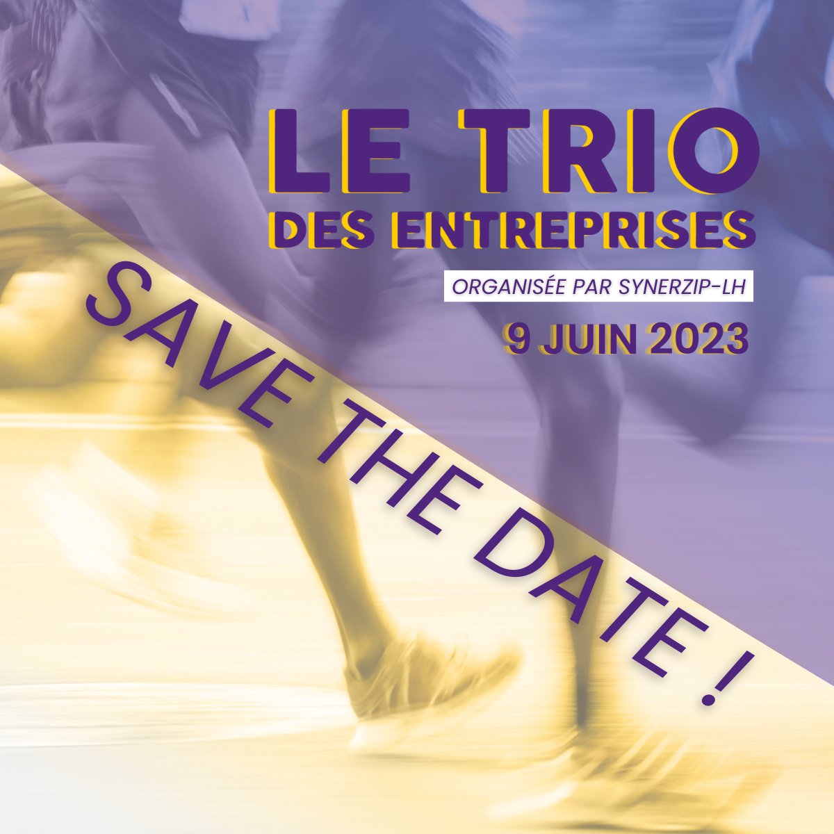 🏁 Vous l’attendiez ! La date de l'édition 2023 du Trio Des Entreprises est maintenant dévoilée ! 

A vous de constituer votre équipe de 3 coureurs pour vous inscrire à ce #challenge ! 🏃🏻‍♀️🏃

Inscriptions ouvertes ! 
helloasso.com/associations/s…

📢N’hésitez pas à partager !