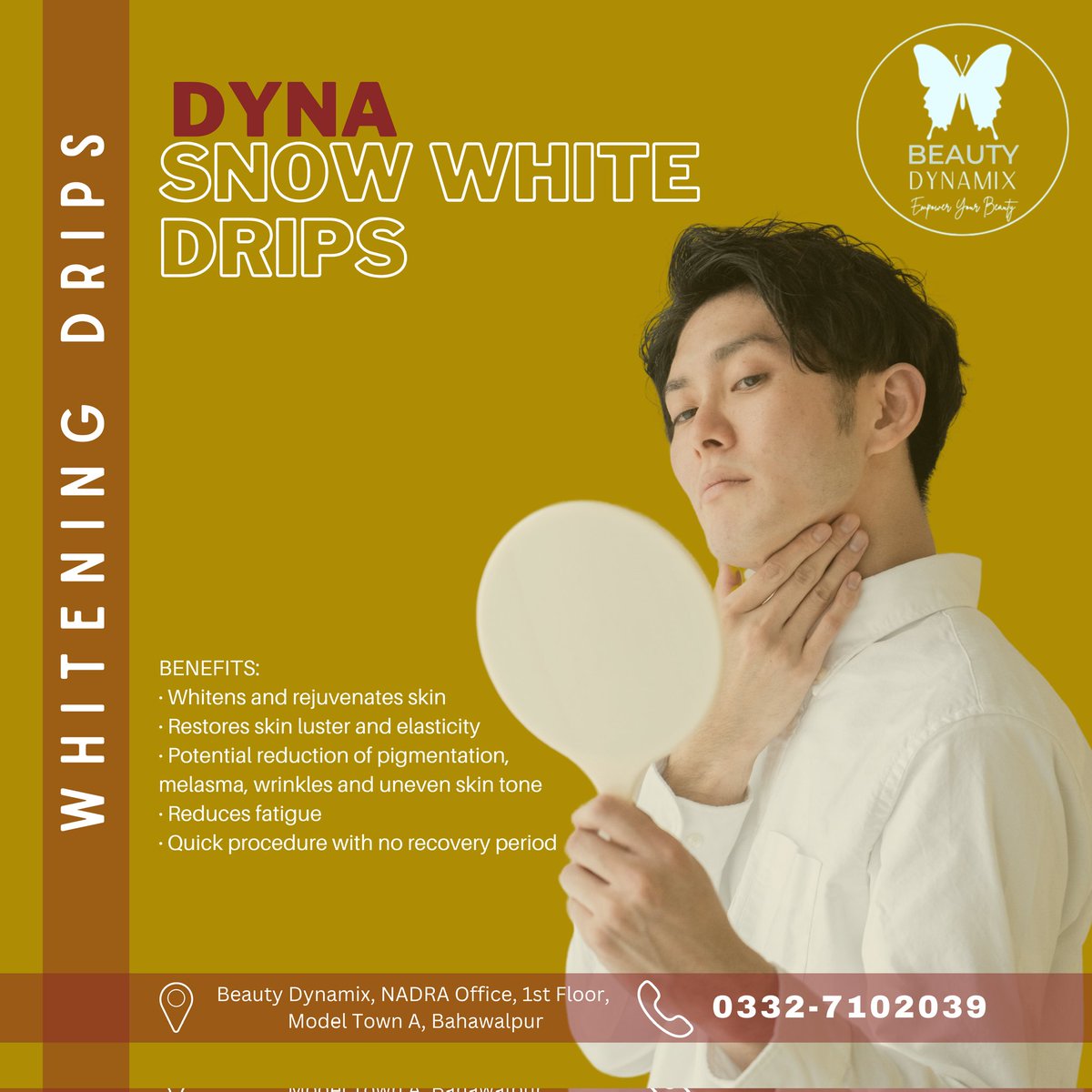 dynamix_beauty's tweet photo. Transform your skin with our effective #DYNA Snow White Drips!
Say hello to a bright, confident look. With our professional and safe formula, you'll see visible results in a few sessions.
#snowwhite #whiteninginjection #glutathioneinjection #skinwhiteningtreatment #beauty https://t.co/MiCrNmIJOX