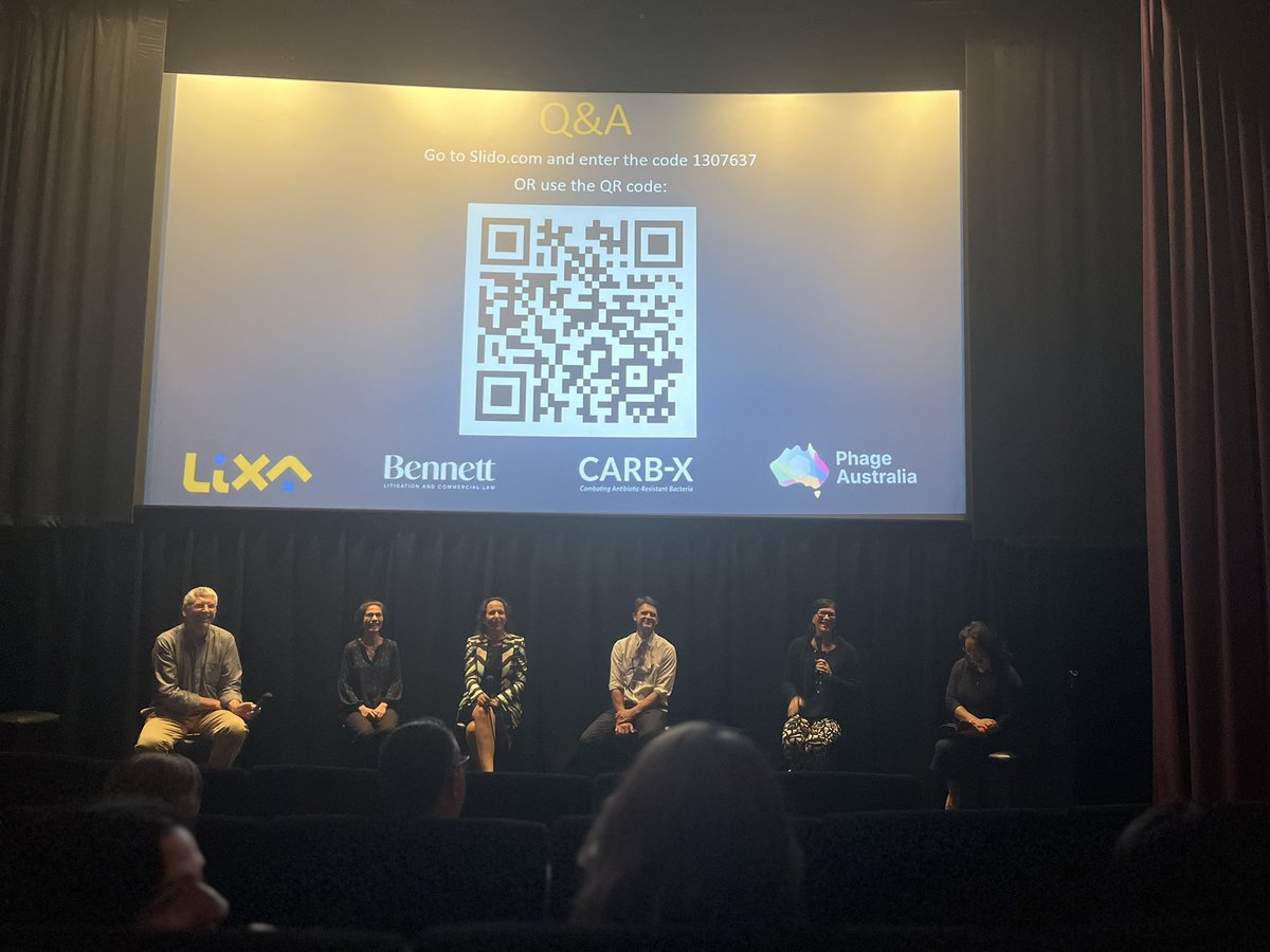 Attending Live panel discussion on #phagetherapy  & rising AMR issue by @PhageAustralia  Jon Iredell, Ameneh Khatami, Ruby Lin followed by  Sydney premiere of “Salt in my Soul” documentary                                                    @Iredell_Lab  @LIXA_biotech @CARB_X