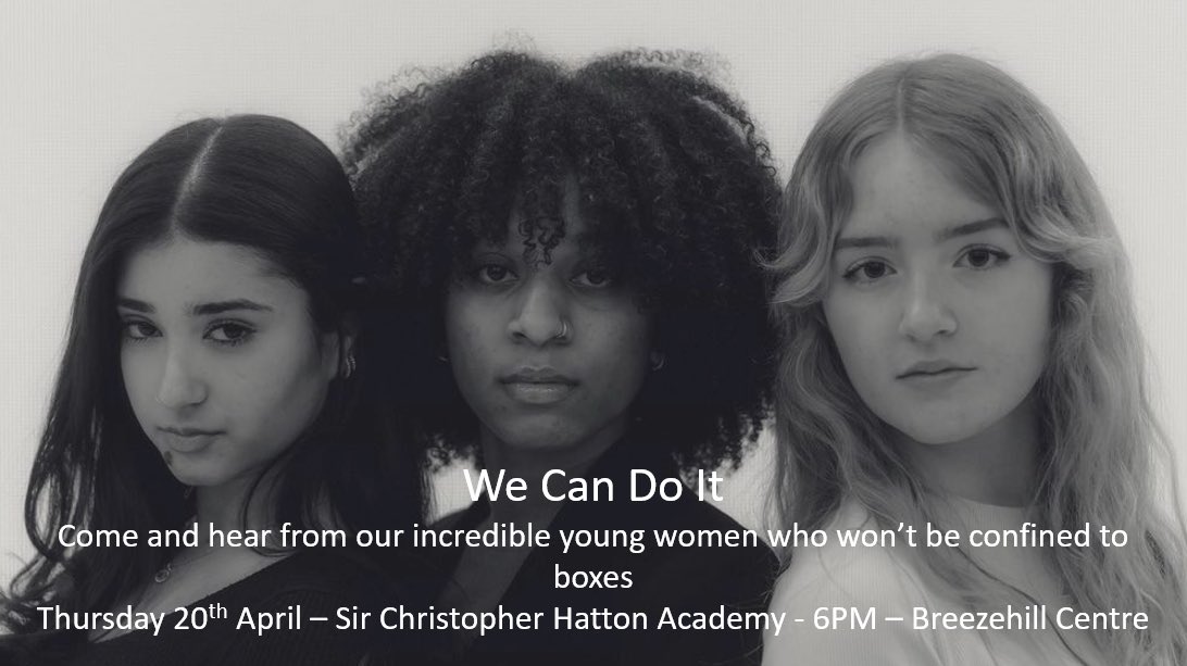 I have just spent the morning with one of our incredible speakers for the ‘We Can Do It’ event @HeartofHatton. I can’t wait for people to hear what these incredible young women have to say #wecandoit #femaleepowerment @NN_BestSurprise @NTelegraph