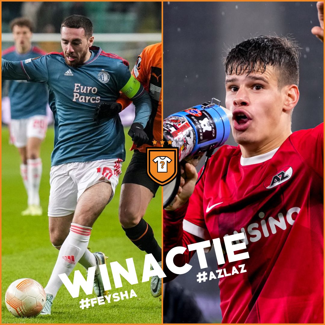 MysteryUnitedEU's tweet photo. Hollandse Avond! 🇳🇱 Gaan #Feyenoord en #AZ allebei door? Dan geven wij een mystery voetbalshirt weg! 🔥

Doe mee!
✅ Volg @MysteryUnitedNL 
🔃 Retweet

Direct bestellen? https://t.co/NtayvqTwDM 📦
Succes!

#MysteryUnited #FEYSHA #AZLAZ #EuropaLeague #ConferenceLeague https://t.co/KziRJcnSUe