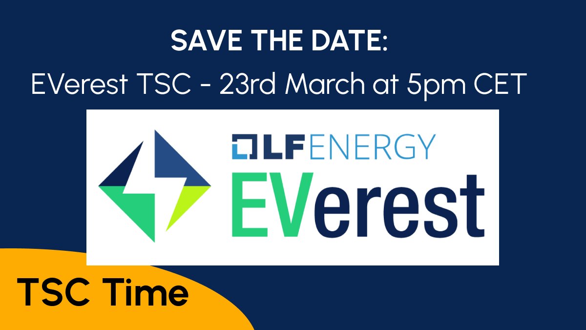 🚨🚨EVerest Technical Steering Committee🚨🚨

Sign up and be part of the EVerest family 🙃

lists.lfenergy.org/g/everest

#PIONIX #EVerest #opensource #opensourcesoftware #ecosystem #evcharging #TSC #event #community #innovation #growth #EVcharging #emobilität #emobility