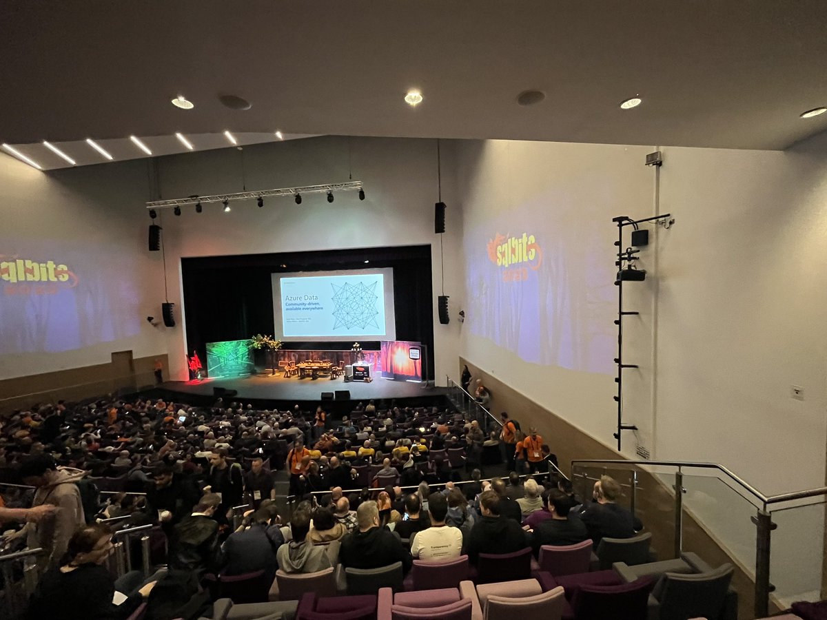 sqlarticles's tweet image. Time for Keynote. Join us in the Auditorium.
#sqlbits